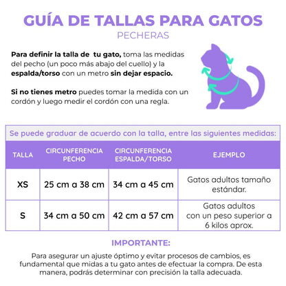 Pechera para gatos sin correa Patos azul